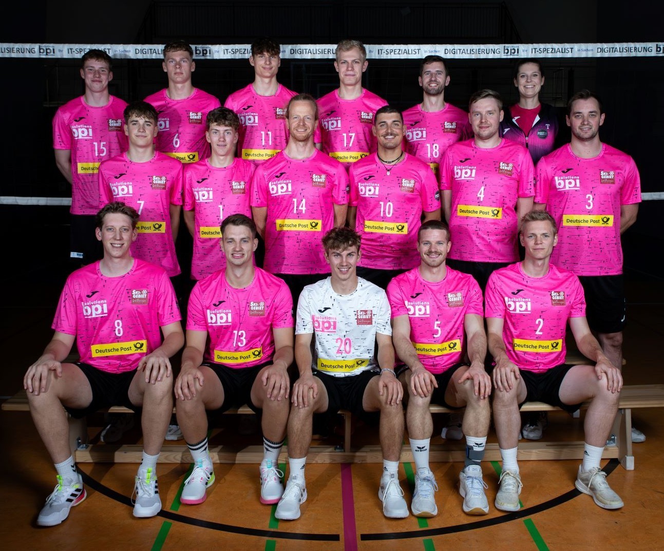 Hinten von links: Frederik Huß, Ben Epp, Tom Strate, Finn Klüsener, Daniel Spielberg, Anne Horstmann
 
Mitte von links: Ole Standke, Tjark Vinke, Paul Plaßmann, Lukas Schnittker, Sven Stieben, Brian Leppin
 
Vorne von links: Nils Ott, Tobias Gundlach, Jarik tom Suden, Tejas Lückebergfeld, Patrick Hofschröer