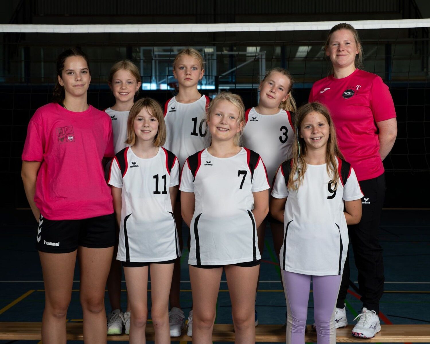 Von oben links: Johanna von Gradowski, Lika Claußen, Jonna Feldkamp, Trainerin Christiana SchmidtVon unten links: Trainerin Charlotte Standke, Mathilda Kley, Charlotte Sudbrack, CharlotteEs fehlt: Maria Acikdilliv