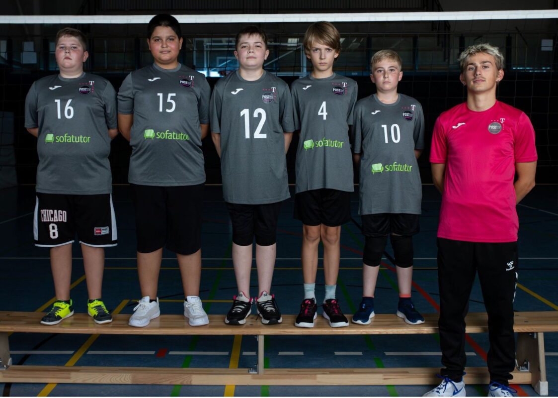  
Von links: Mike Bacsi, Arwin Gülsenoglu, Noah Pierzga, Erik Beer, Erik Mari, Trainer Linus Mauntel