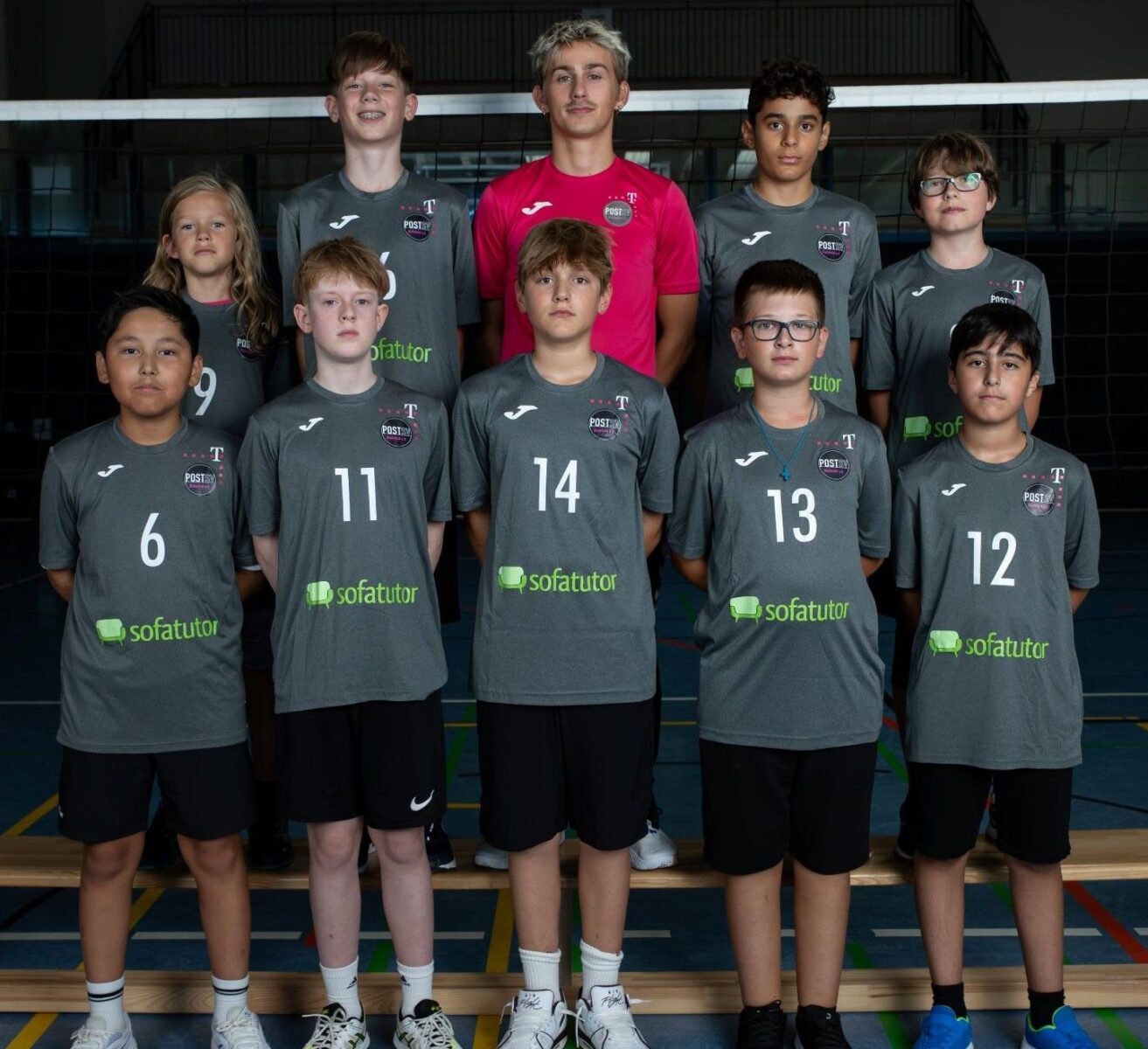 Hinten von links: Jonah Schlüter, Luke Tuxhorn, Trainer Linus Mauntel, Orfeas Petsas, Mark Lonina
Vorne von links: Tengis Ganjuur, Levi Ontrup, Jakob Brandhorst, Konstantinos Damigos, Evran Bozkurt
Es fehlen: Kjell Vinke